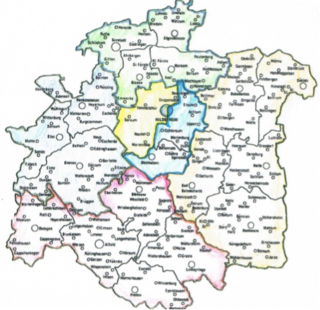 Wir Familienhebammen arbeiten jeweils in den Sozialräumen, in denen wir selber zu Hause sind oder den wir am besten erreichen können.